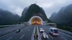 China once again makes construction history by opening a 22.13-kilometer highway tunnel, setting a new world record