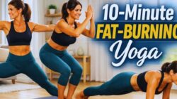 10-Minute Fat-Burning Yoga Workout For Busy Women