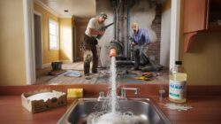 A basic household product washed down the pipes restored perfect flow leaving repair workers stunned