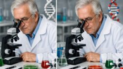 Spot the Difference: Can You Find the 3 Differences in the Boy Working in Office Image in 7 Seconds?