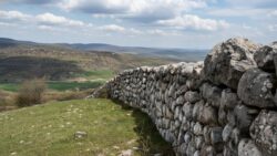 A 7,000-year-old stone wall discovered off the French coast may have been built by hunter-gatherers, reshaping early history