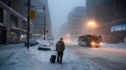 Winter storm warning issued as up to 47 inches could create dangerous whiteouts and trigger widespread cancellations
